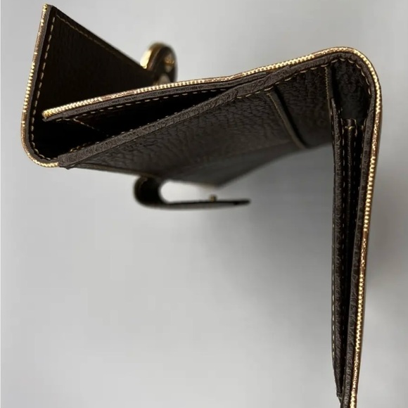 Authentic vintage Gucci canvas eclipse continental wallet - Picture 5 of 9